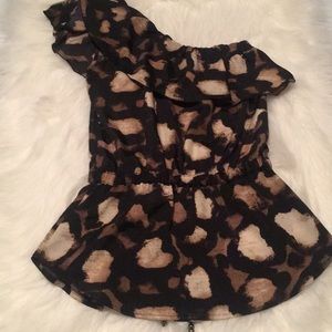 New York and Company one shoulder top